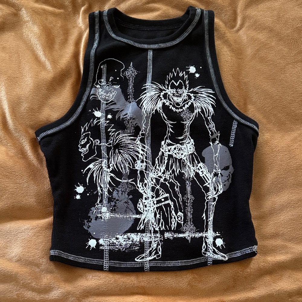 Death note ryuk Graphic crop Tank Top